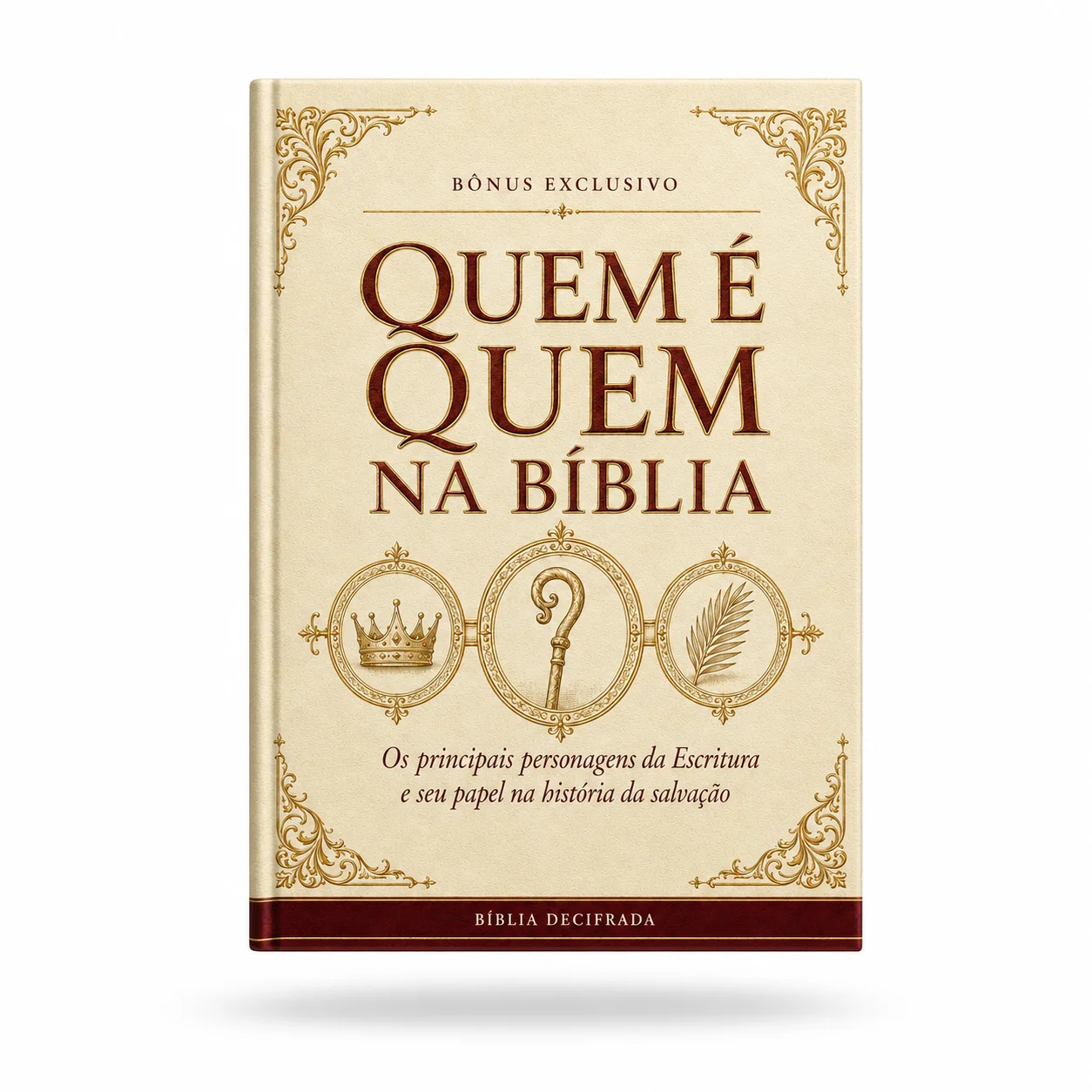 Capa do bônus Quem é Quem na Bíblia, Bíblia Decifrada