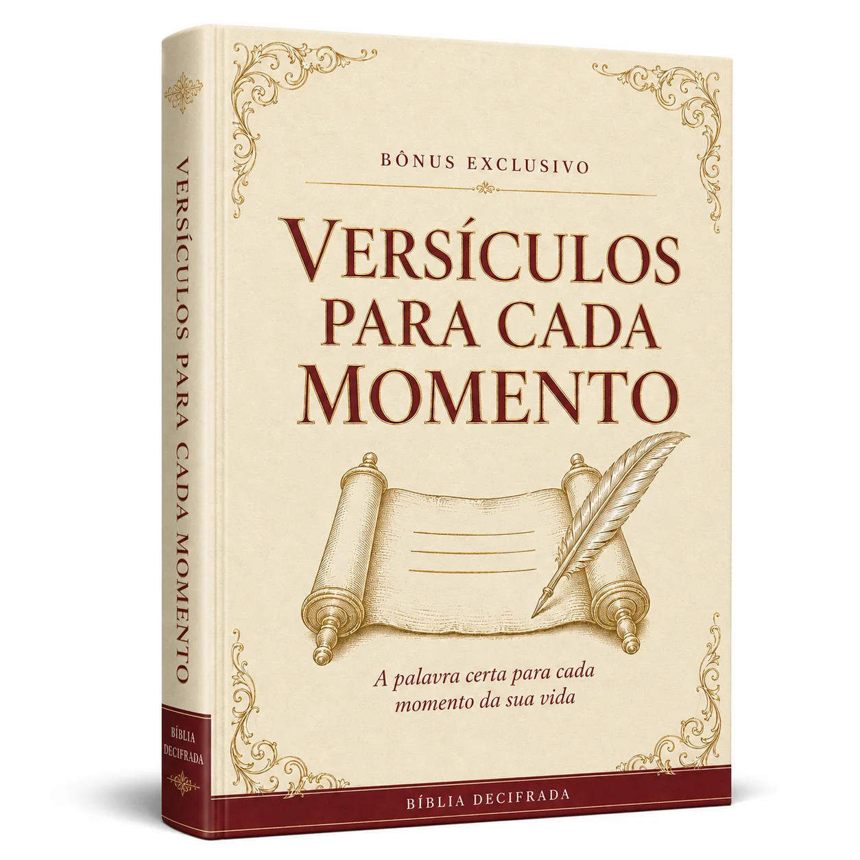 Capa do bônus Versículos para Cada Momento, Bíblia Decifrada